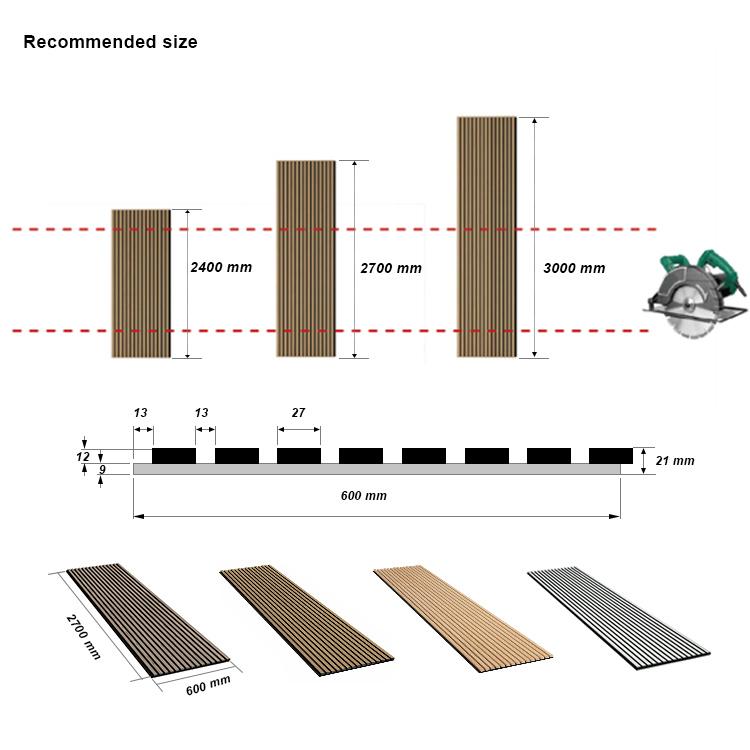 Natural Oak Veneer Acoustic Panels