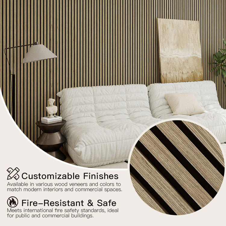 Acoustic Wood Slat Panels from Reliable Manufacturer